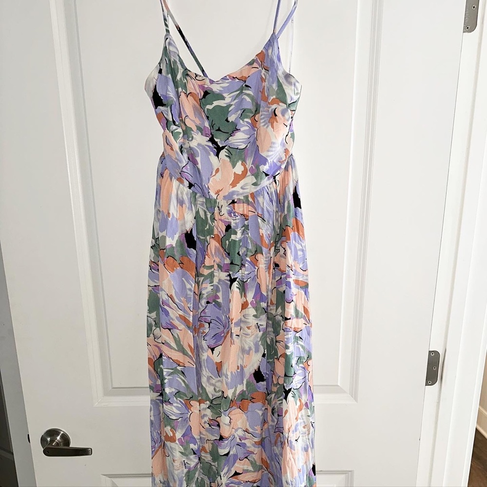 Lulu’s floral maxi dress
